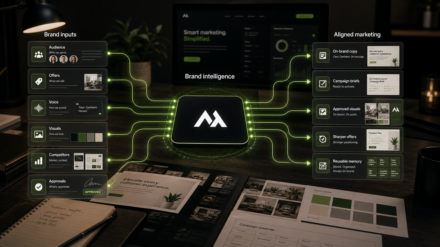 Markethink brand intelligence workspace preview