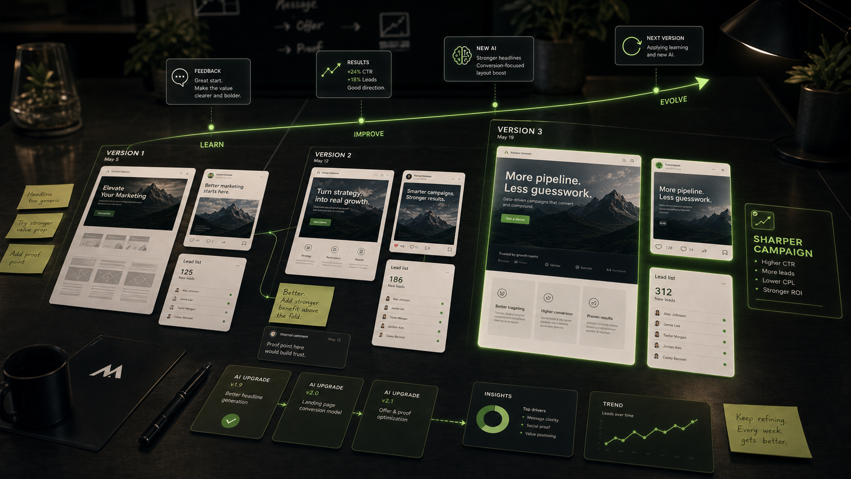Markethink continuous improvement campaign evolution preview